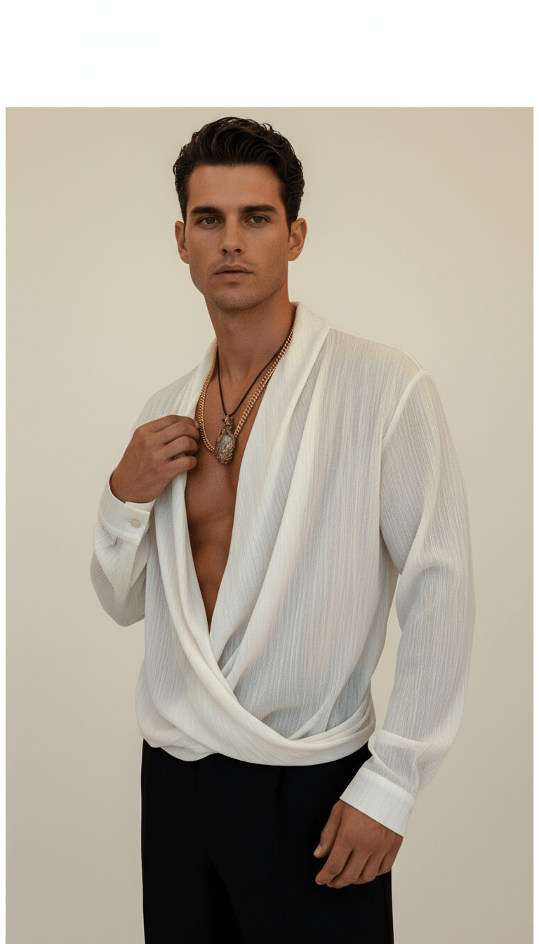 AI product shot of Moa Shirt Sheer White