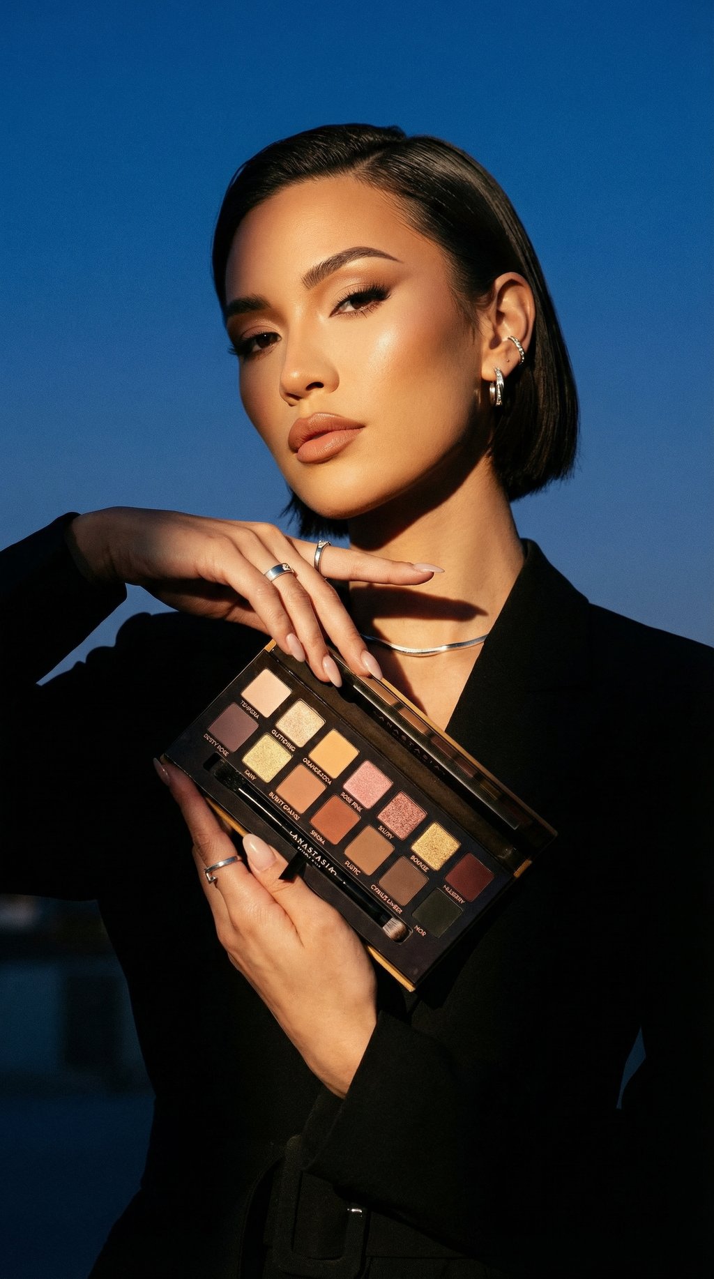 AI product shot of Soft Glam Eyeshadow Palette