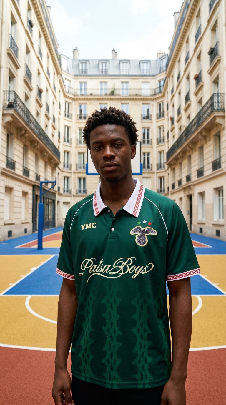 AI product shot of Sueños Jersey (Green)