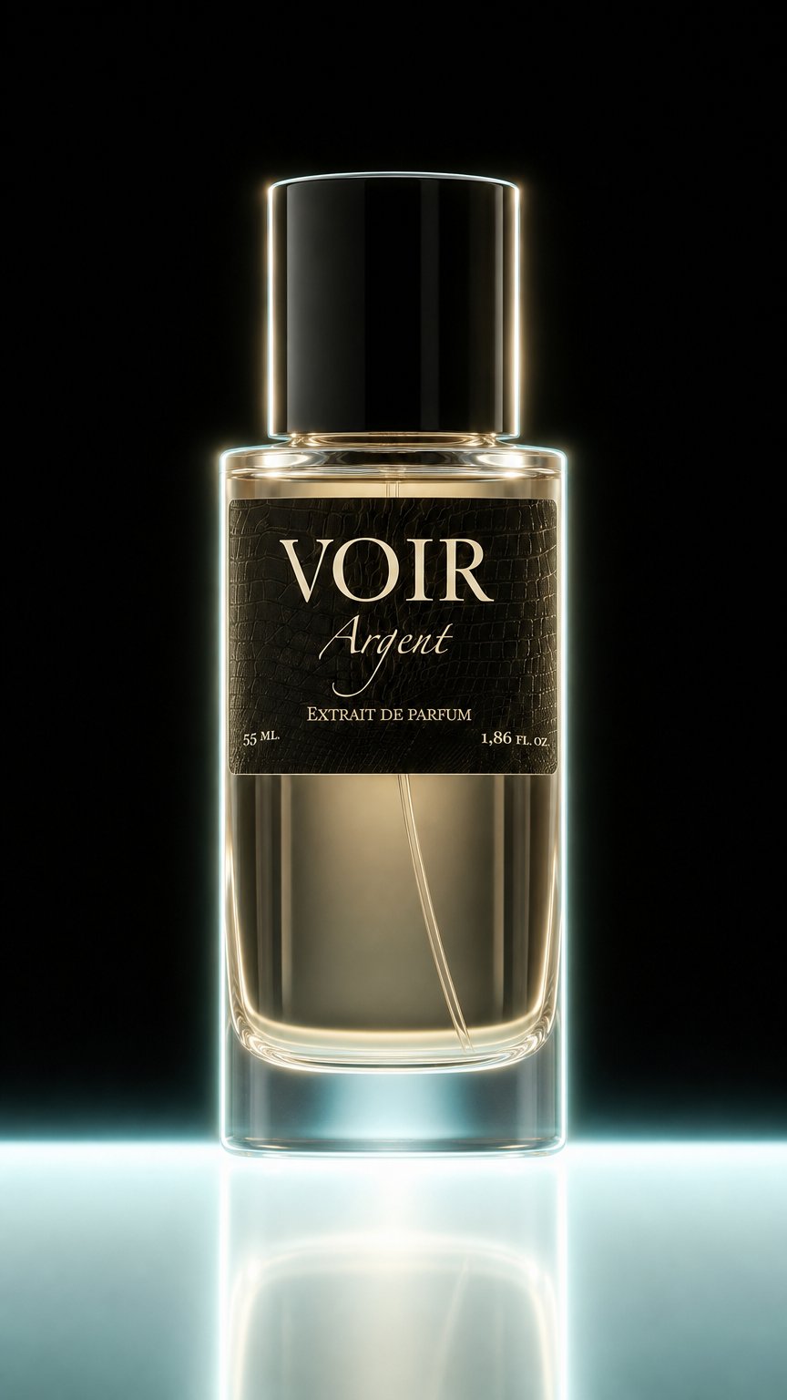 AI product shot of Voir - Argent - Extrait de Parfum - 55 ml - Unisex