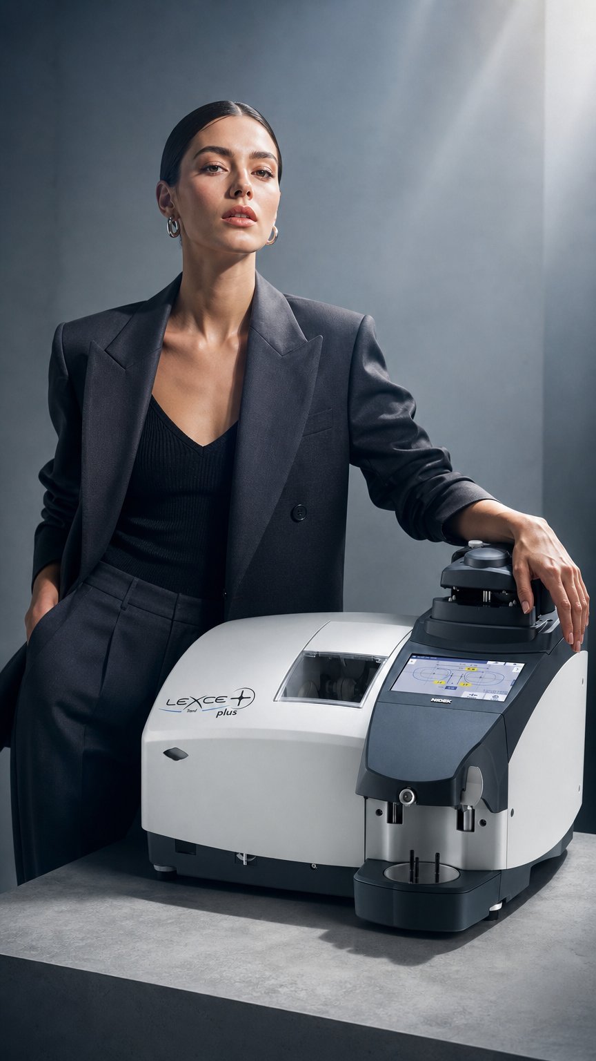AI product shot of LEXCE Plus Lens Edger