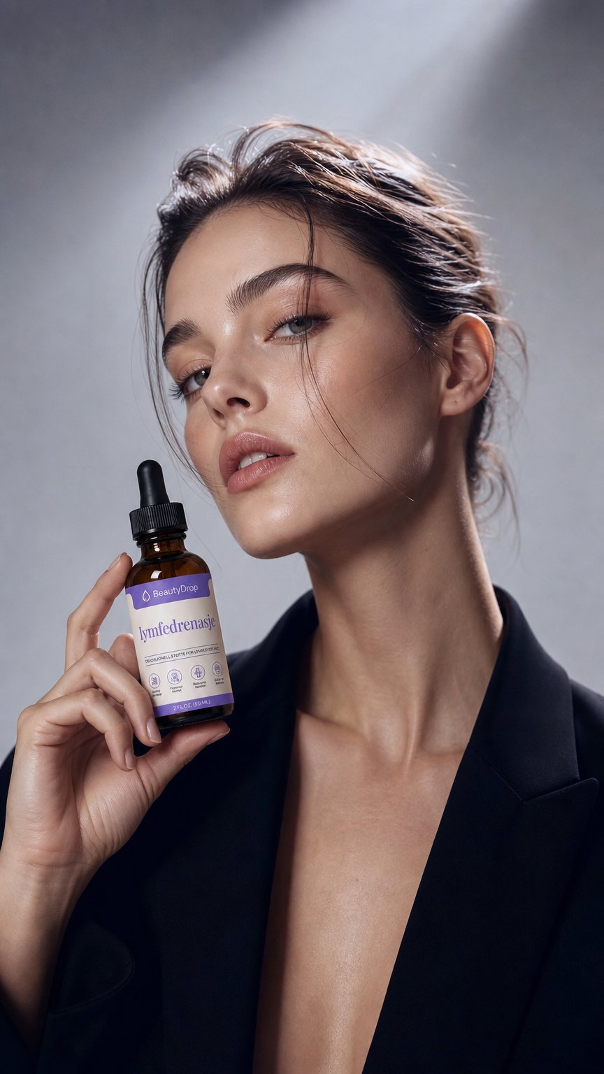 AI product shot of BeautyDrop™ - Demp hovenhet i ansiktet og kroppen, helt uten strev