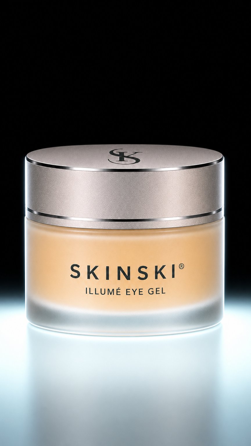 AI product shot of SKIИSKI® Illumé Eye Gel