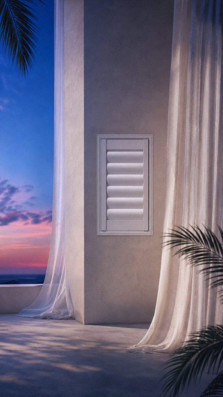 AI product shot of LUVRE™ Shutters