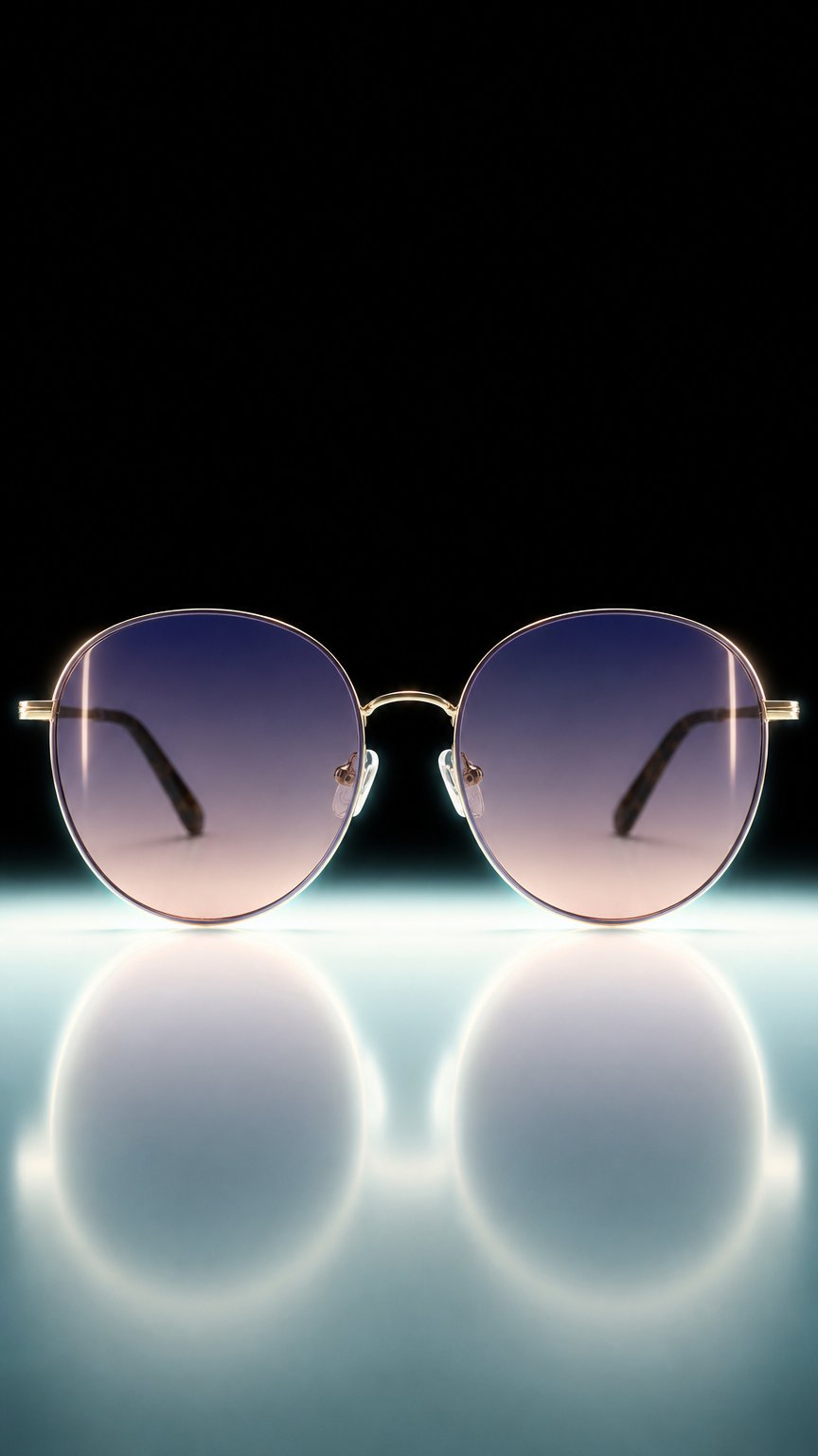 AI product shot of Ibiza Violet Polarised Sunglasses – UV400 | Novara