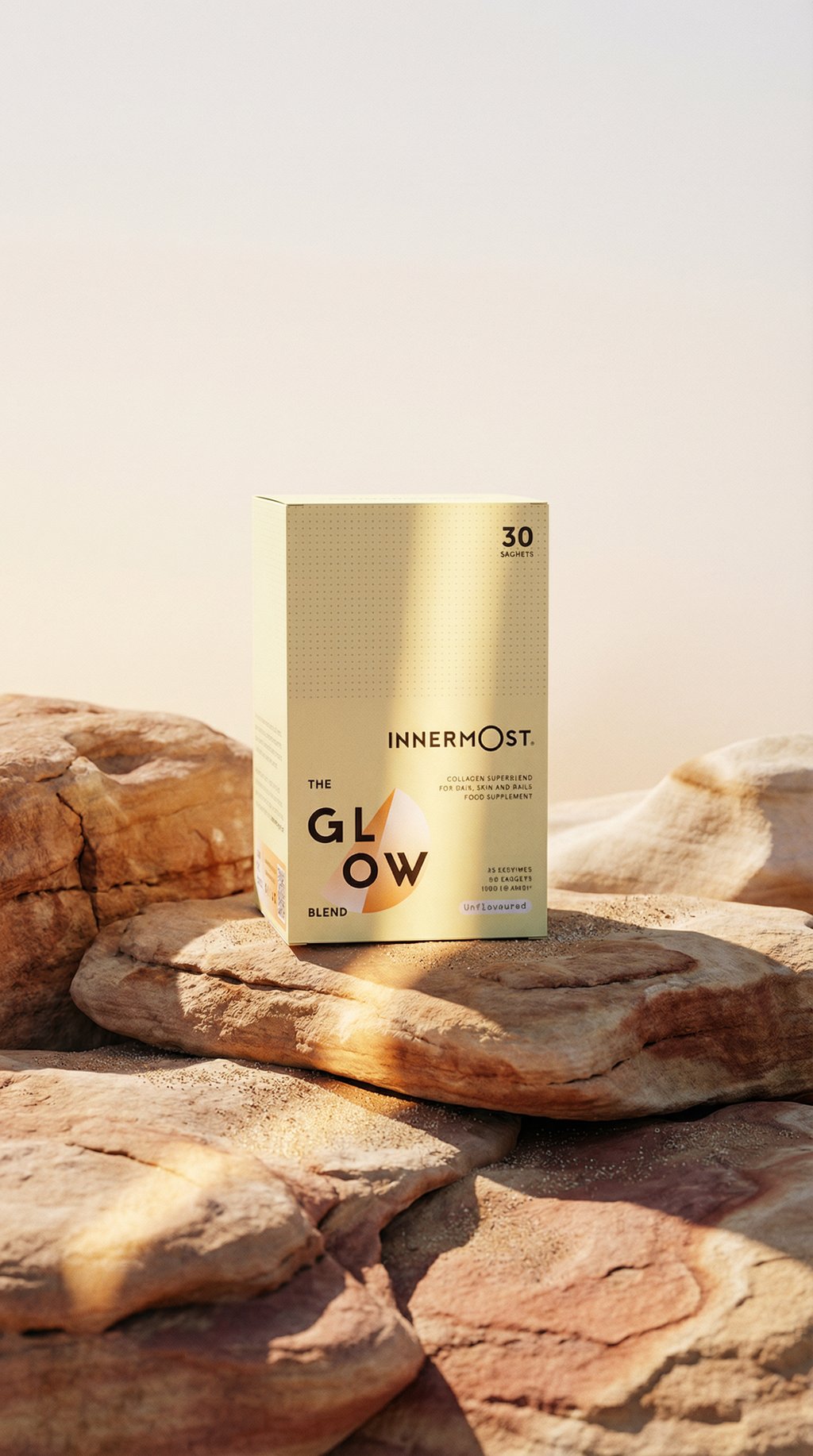 AI product shot of The Glow Blend