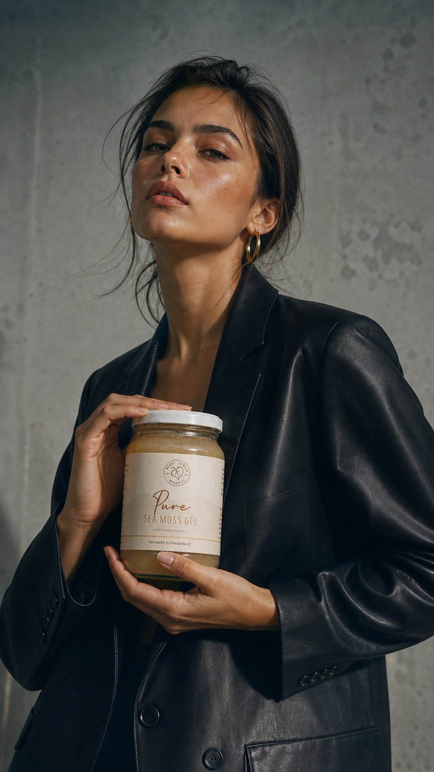 AI product shot of Pure Sea Moss Gel