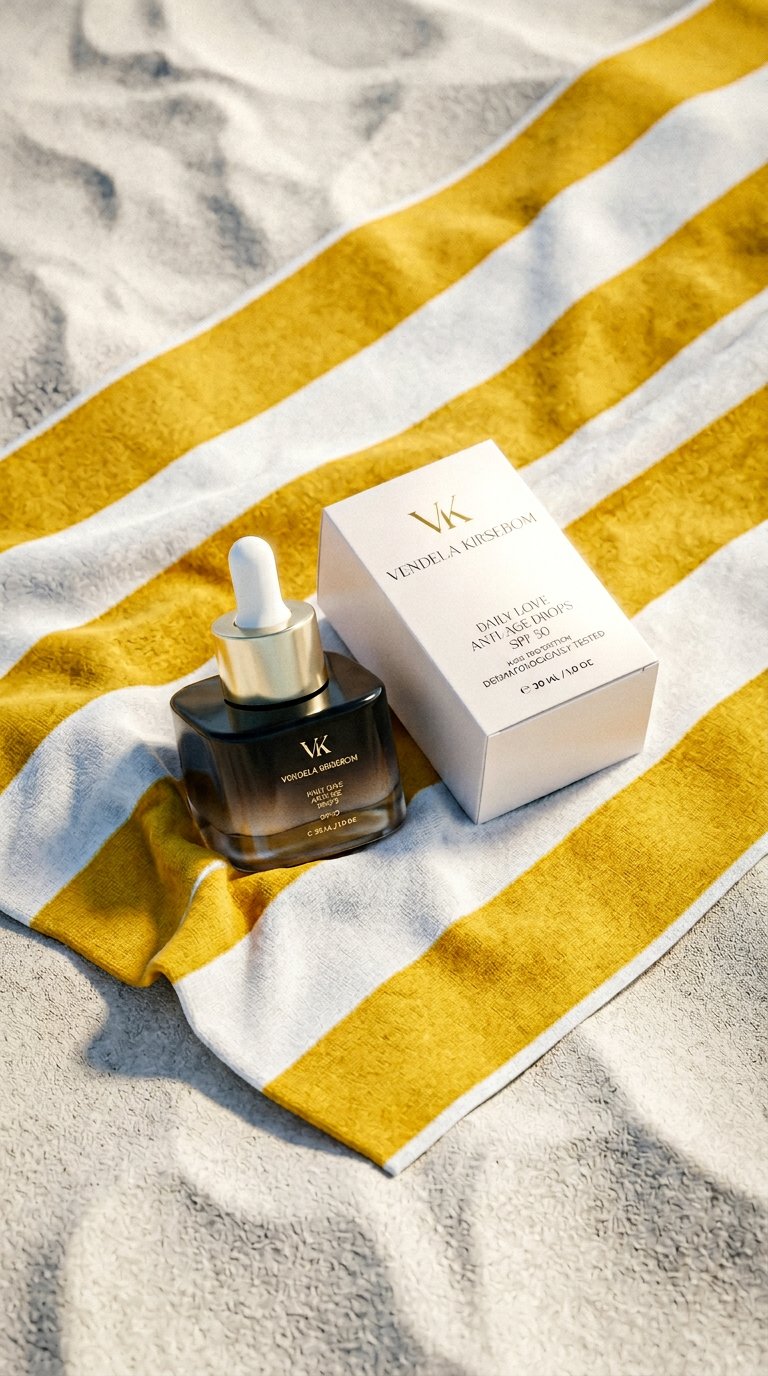 AI product shot of Daily Love Sun Drops SPF 50