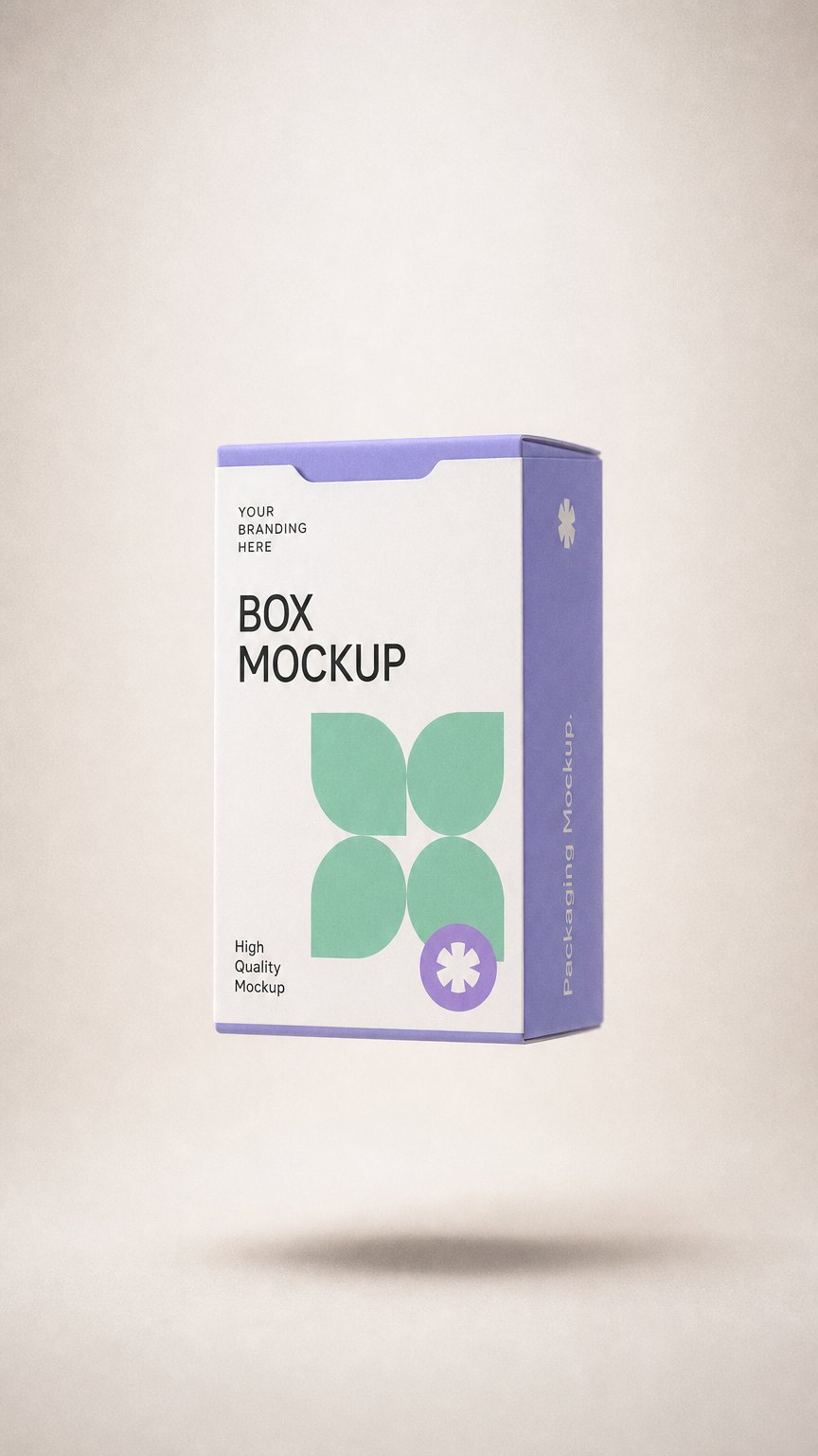 AI product shot of Tuck end boxes double tray mockup