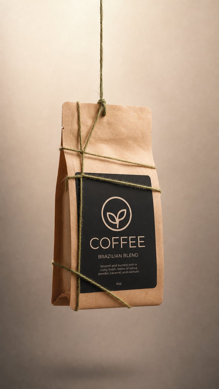 AI product shot of BRAZILIAN BLEND 4OZ