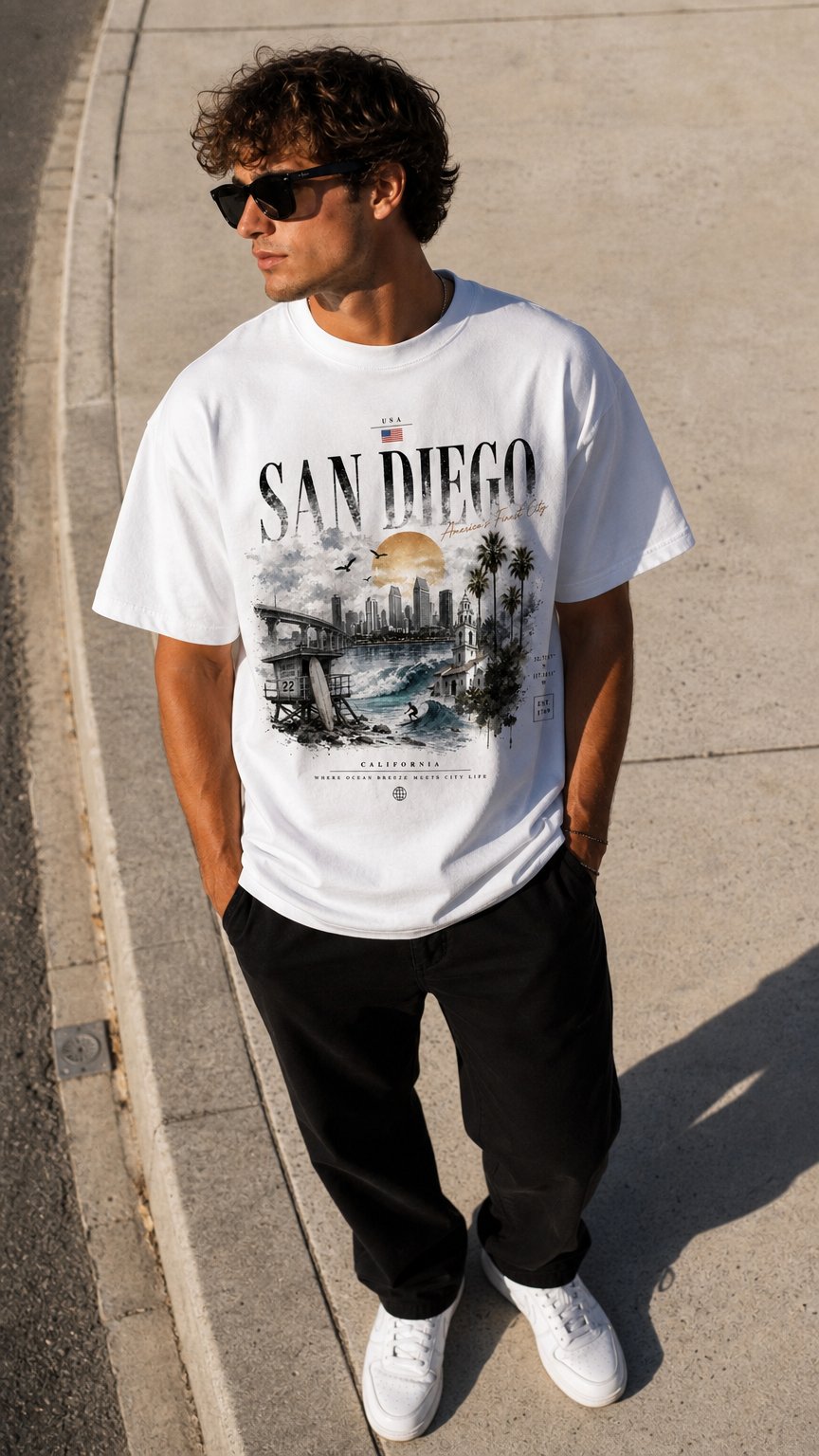 AI product shot of San Diego — America’s Finest City™