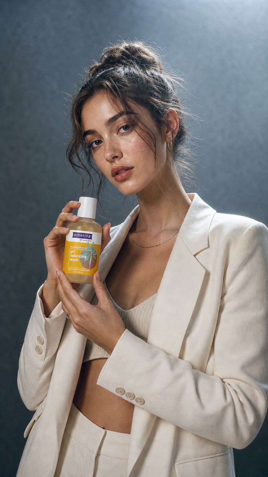 AI product shot of Feminine Wash (118ml) VEGAN
