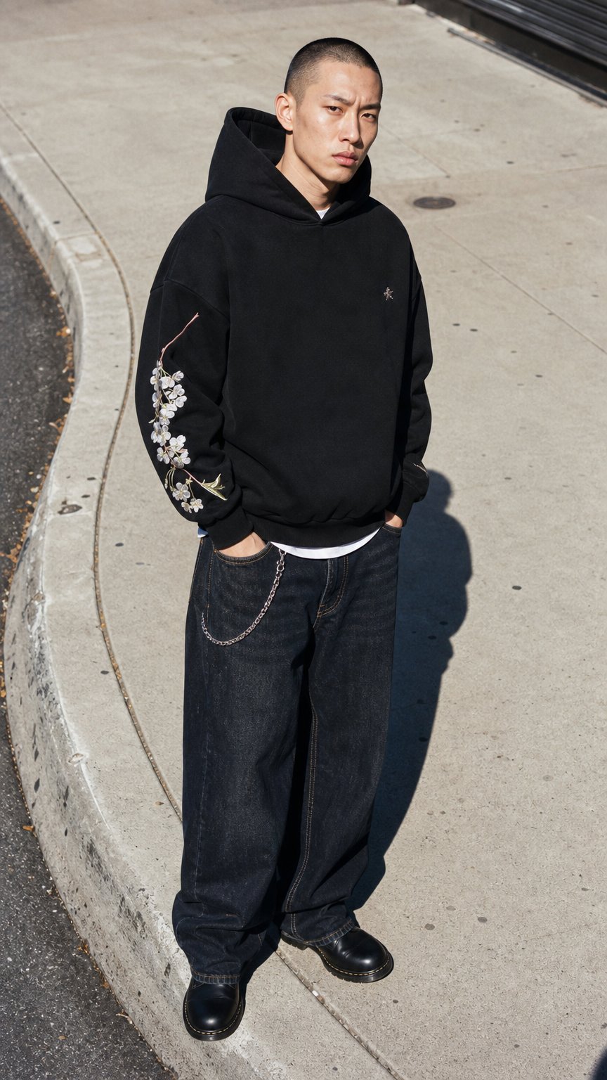 AI product shot of “Sampaguita” Luxury Hoodie