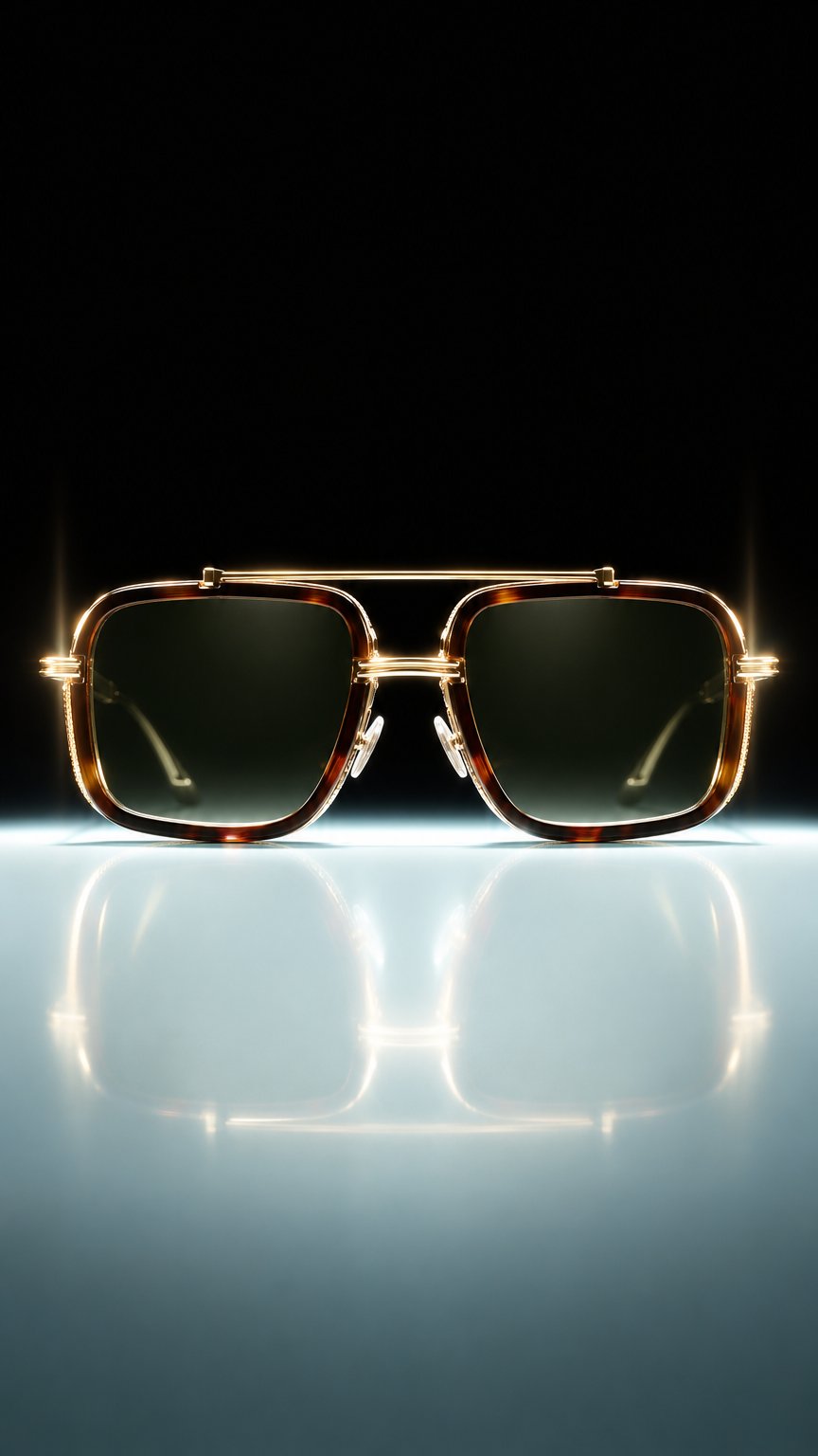 AI product shot of Veyron Metal Sunglasses