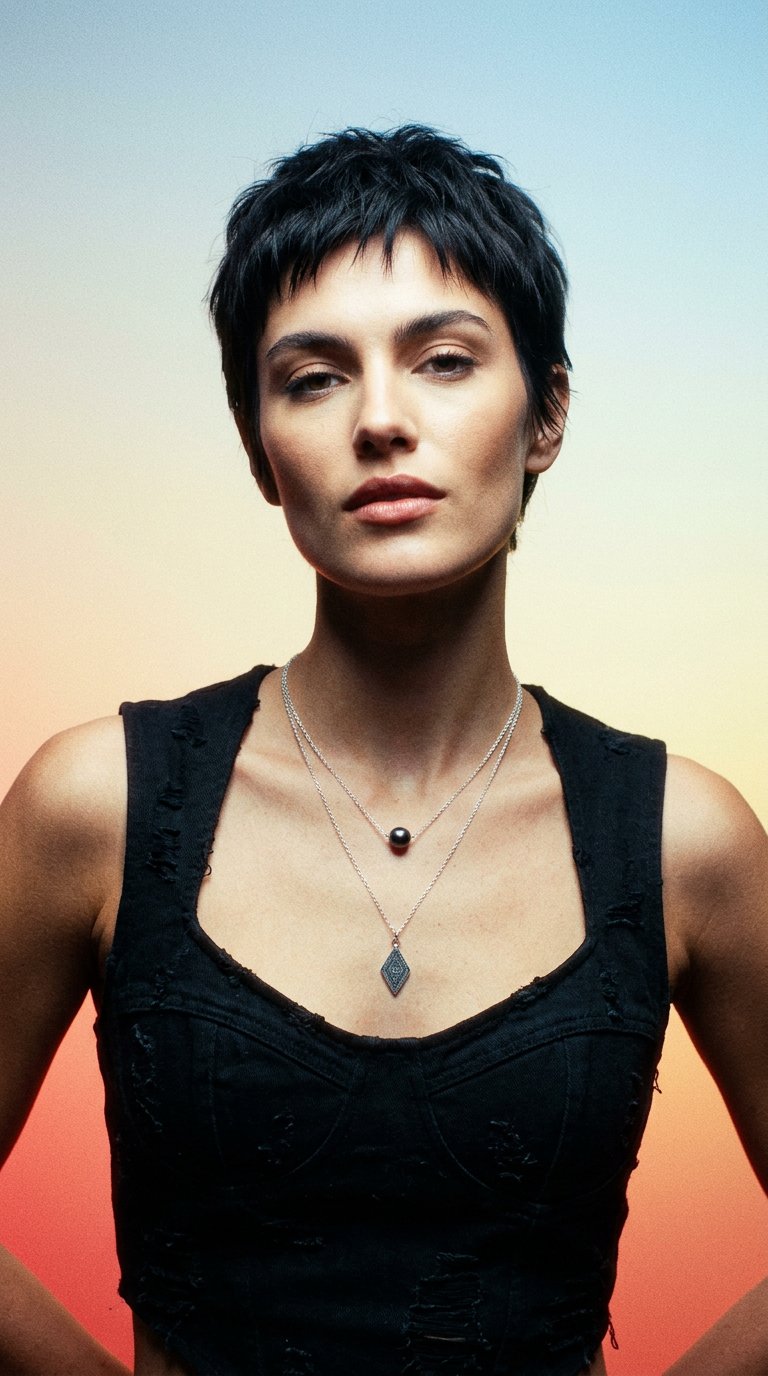 AI product shot of Malu Dainty Necklace