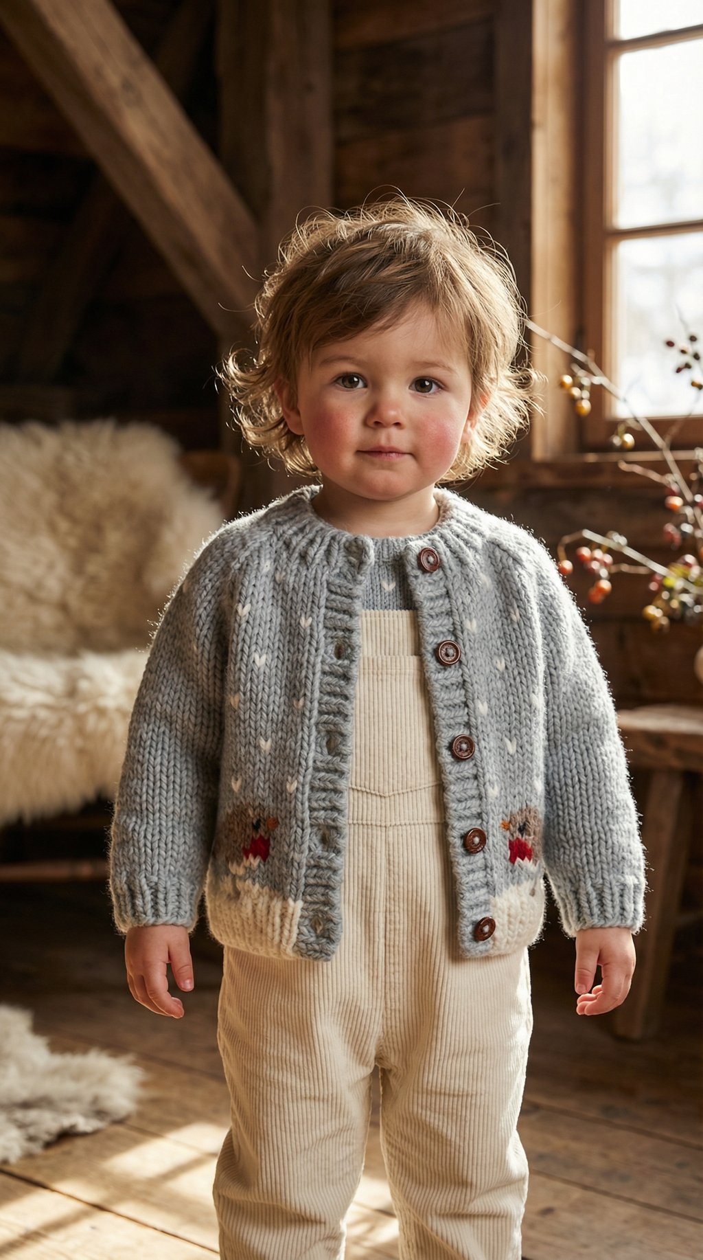 AI product shot of Robin Cardigan