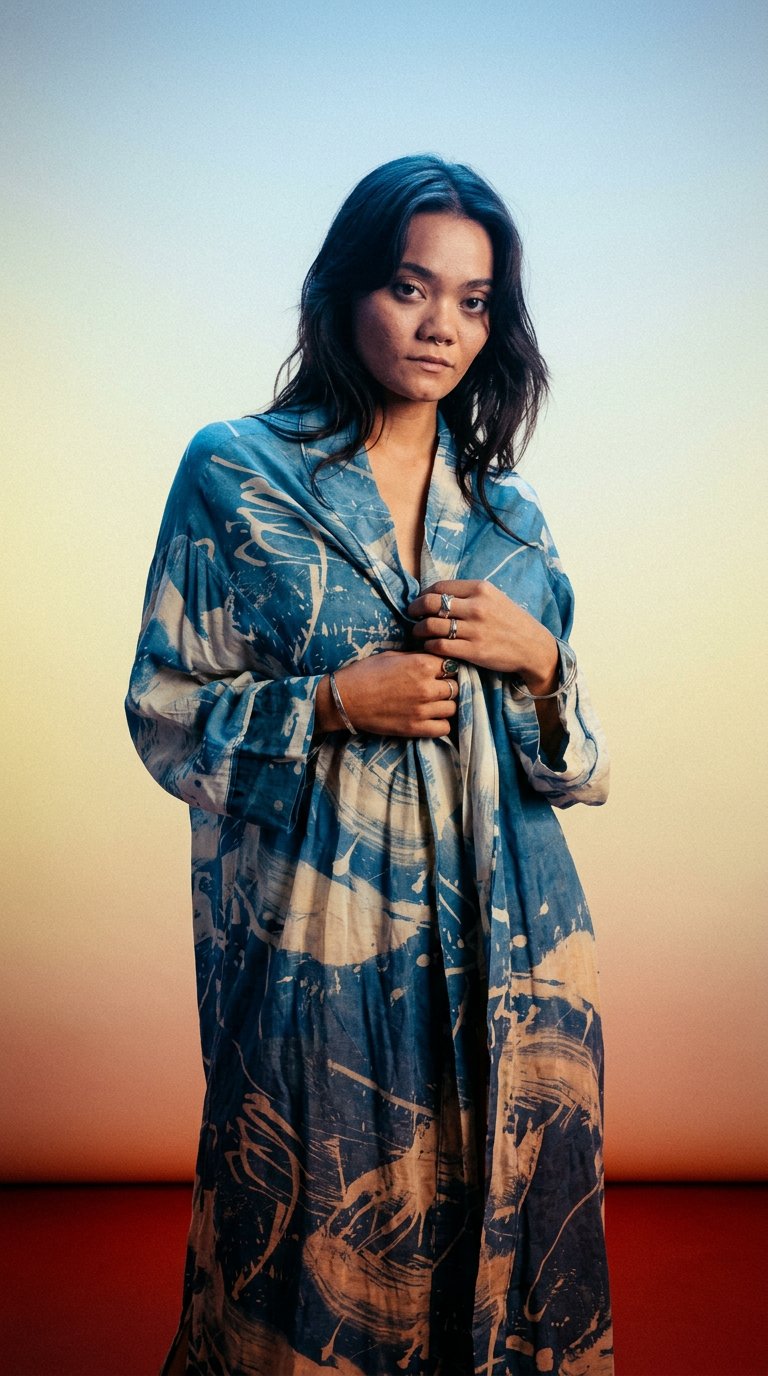AI product shot of Gala Kimono | Tove