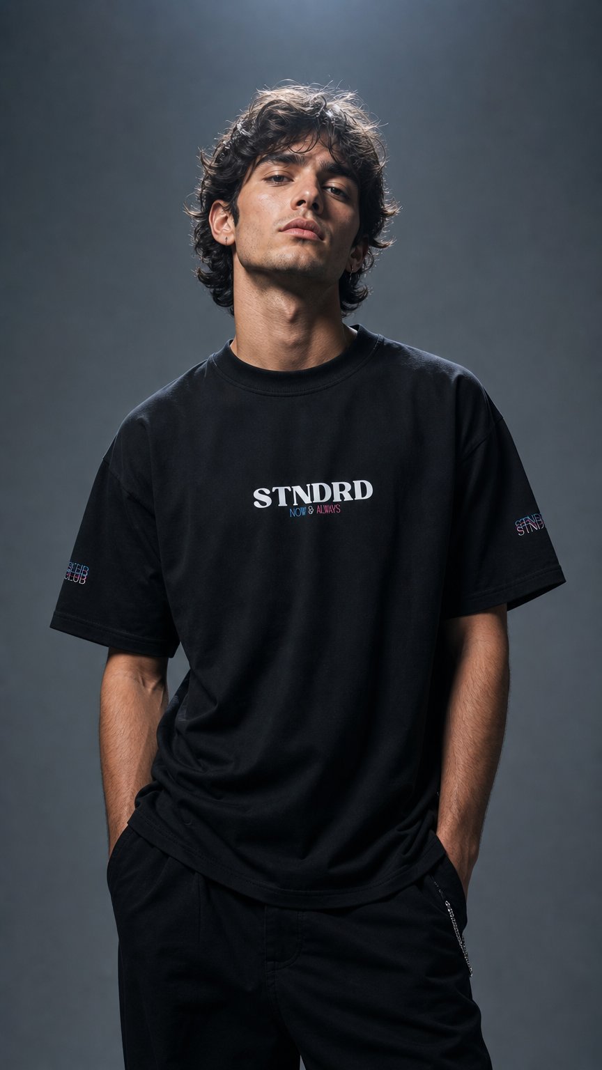 AI product shot of VISIONS TEE