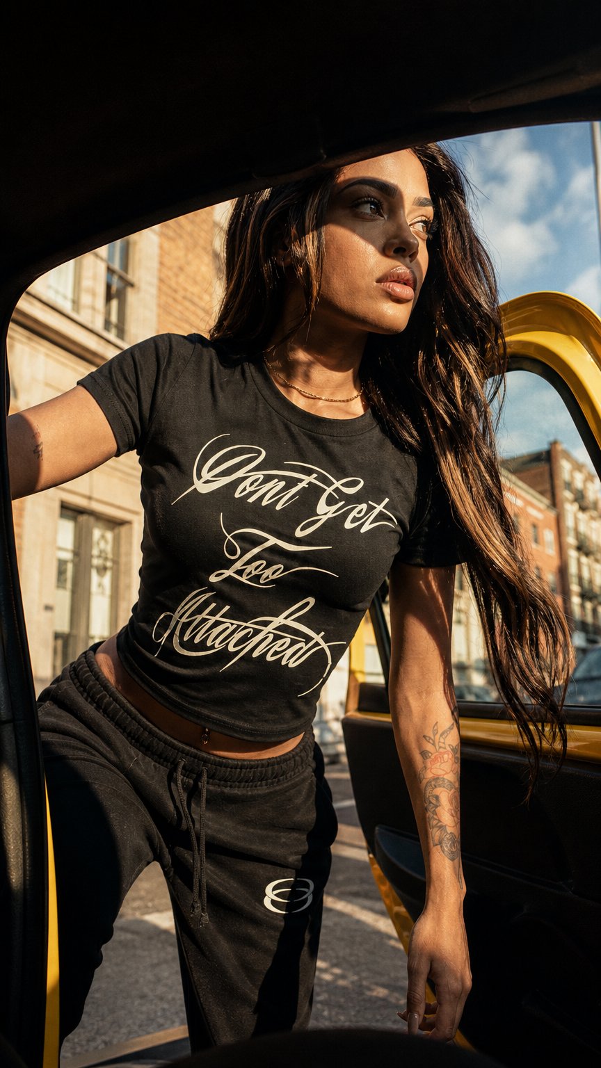AI product shot of Statement Baby Tee