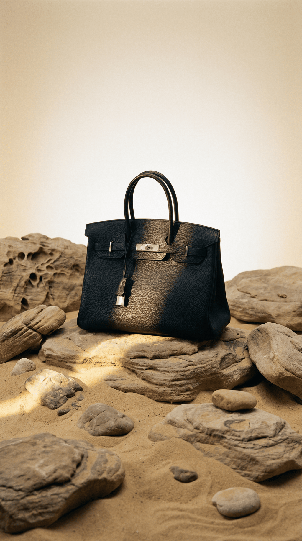 AI product shot of Hermès HERMES BIRKIN 35 TOGO BLACK