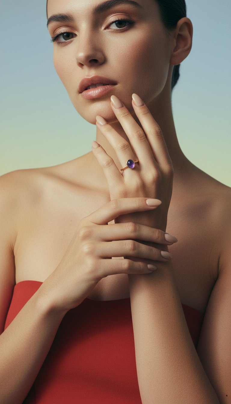 AI product shot of Sazanami Ring