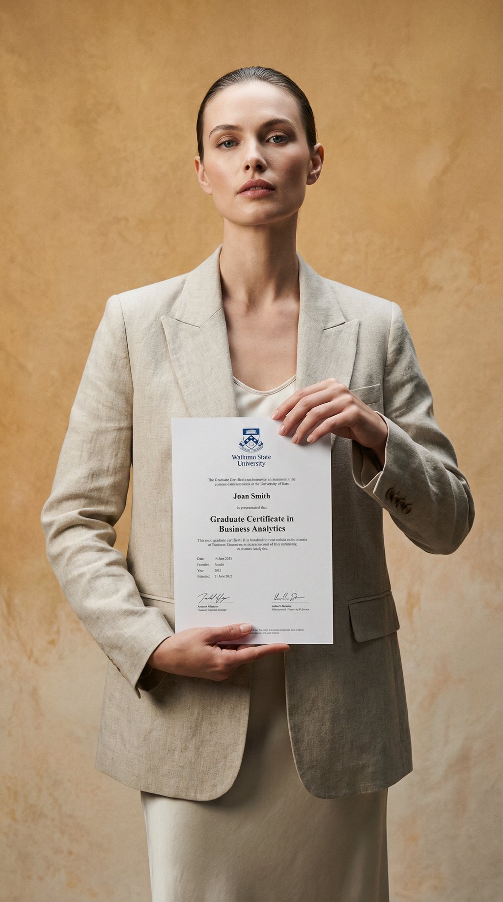 AI product shot of Graduate Certificate in Business Analytics