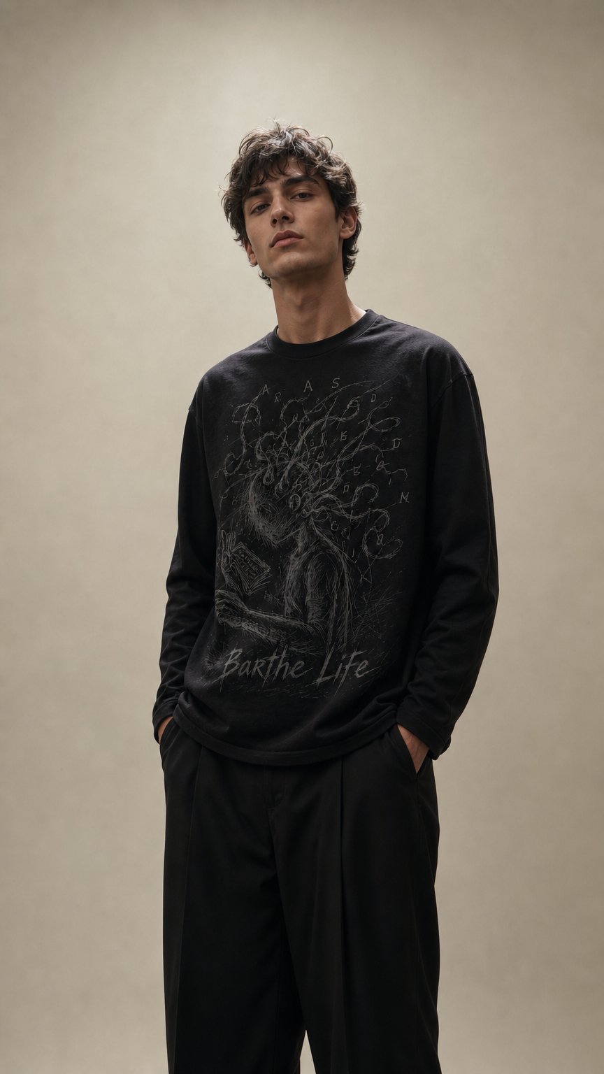 AI product shot of Long Sleeve - Le passé résonne