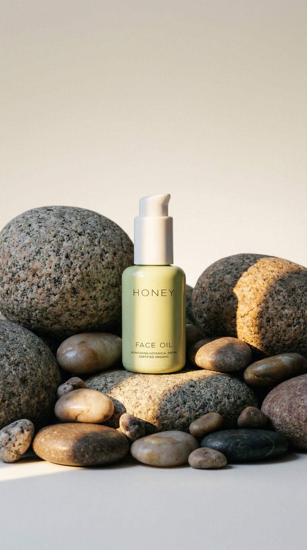 AI product shot of HONEY Face Oil