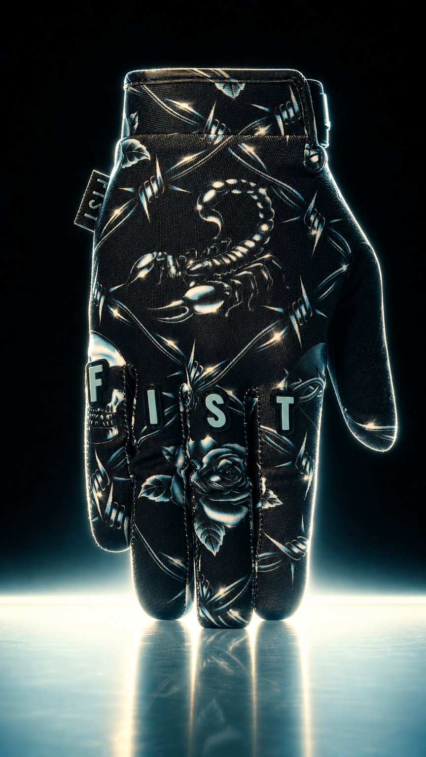 AI product shot of CH29 | Chrome Adult Glove