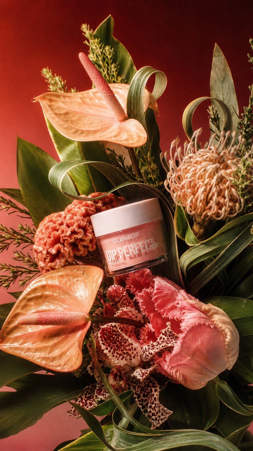 AI product shot of Peony Puff #(Bundle)