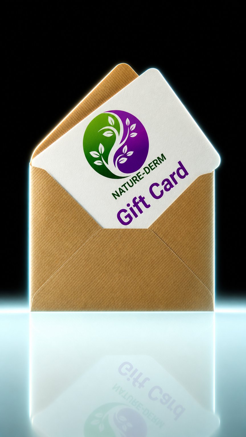 AI product shot of Nature-Derm e-Gift Card