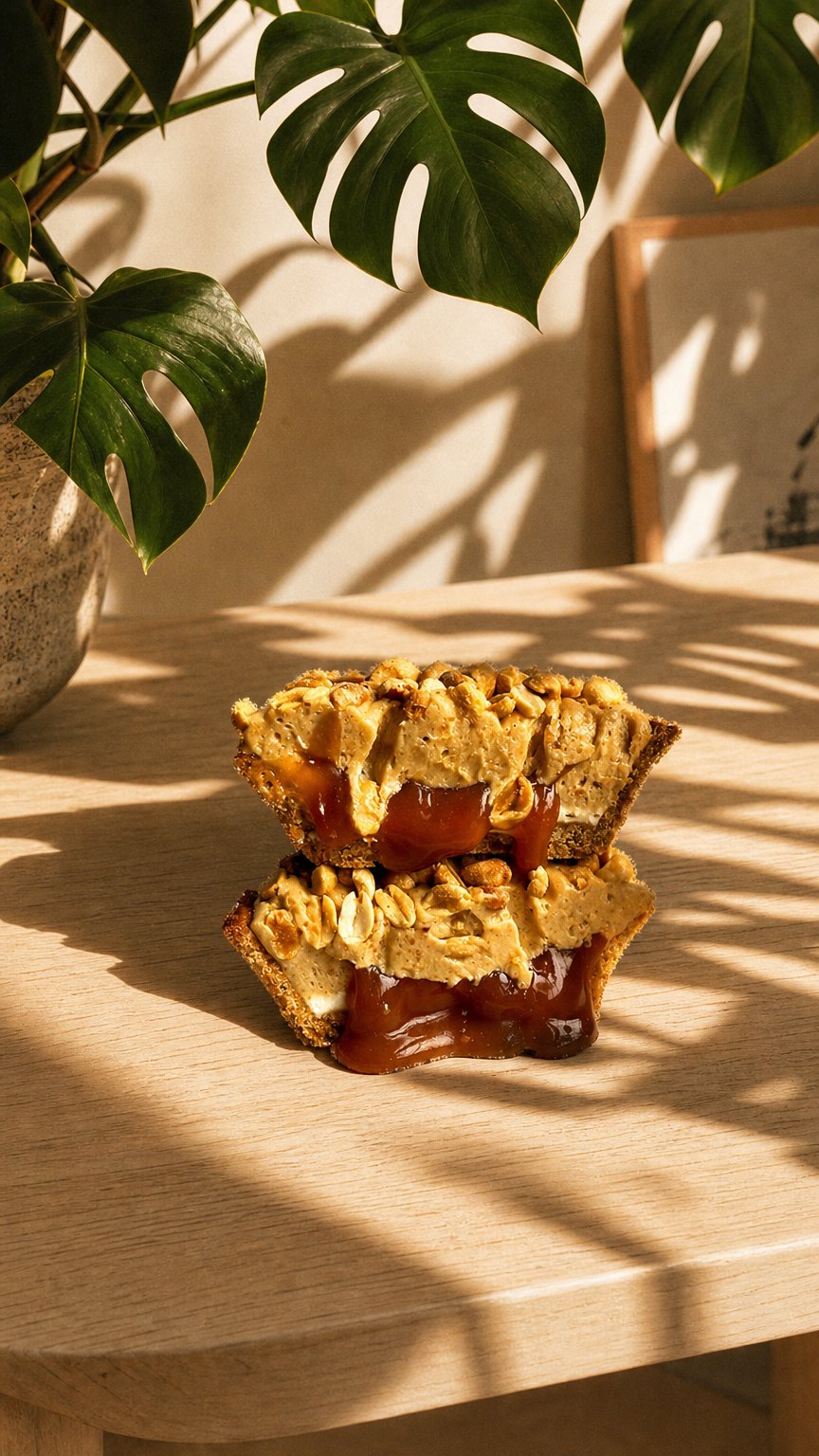 AI product shot of Gertie's Peanut Butter Pies