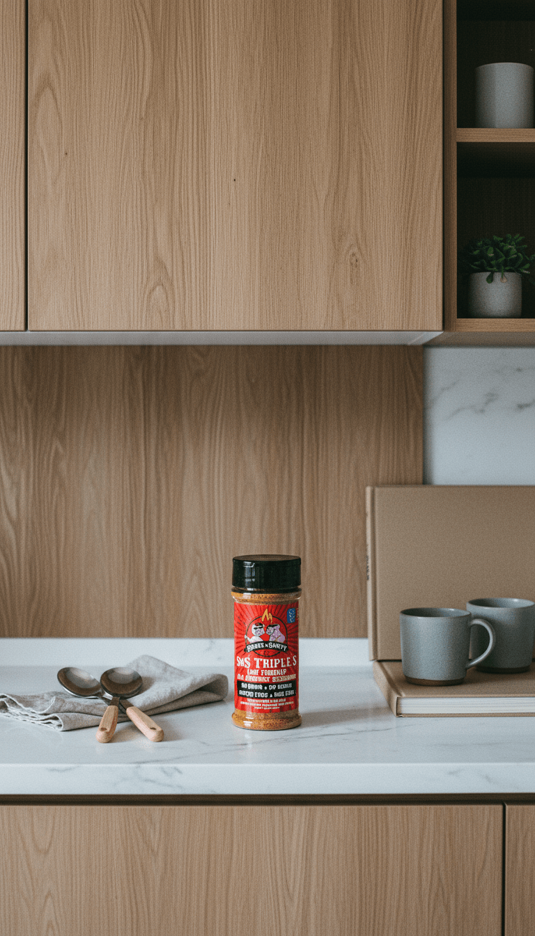 AI product shot of SnS Triple S Low FODMAP All Purpose Seasoning