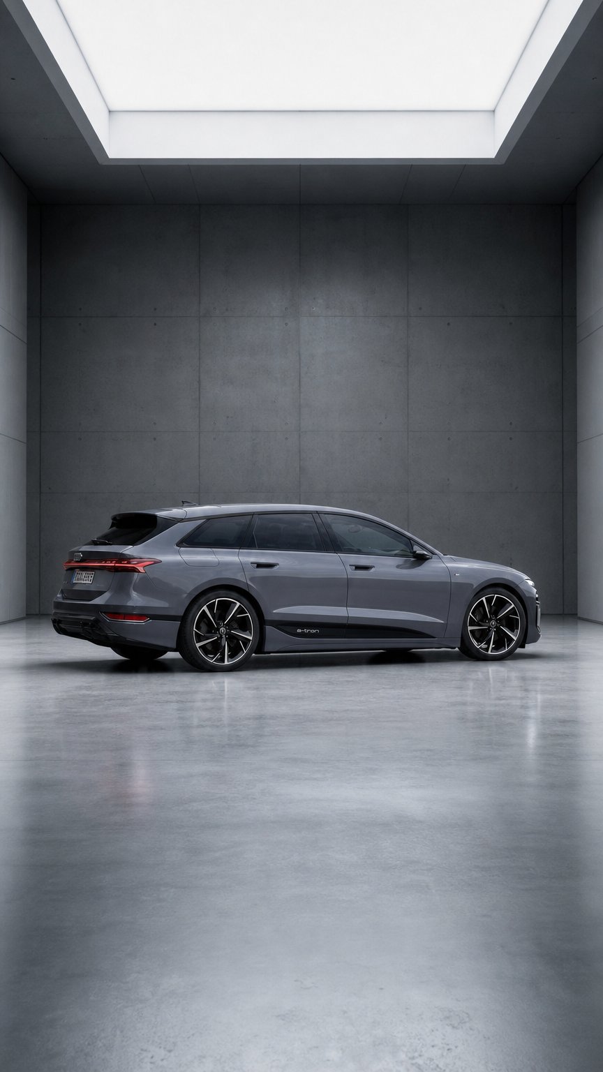 AI product shot of A6 Avant e-tron