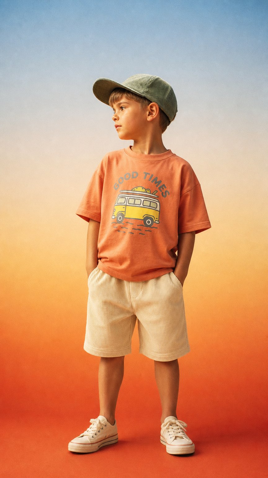 AI product shot of Our Good Times Tee