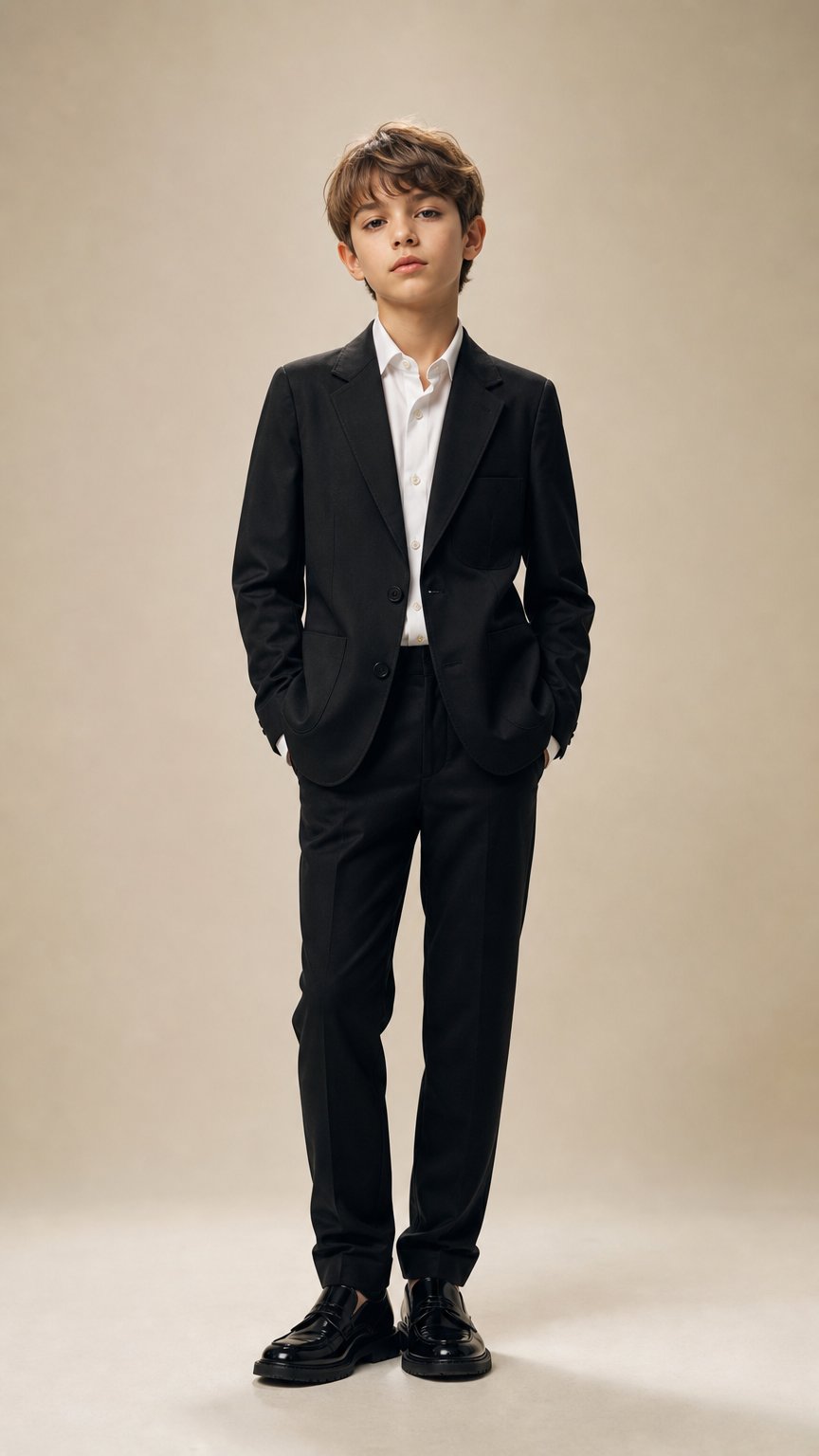 AI product shot of Boys School Eco-Blazer