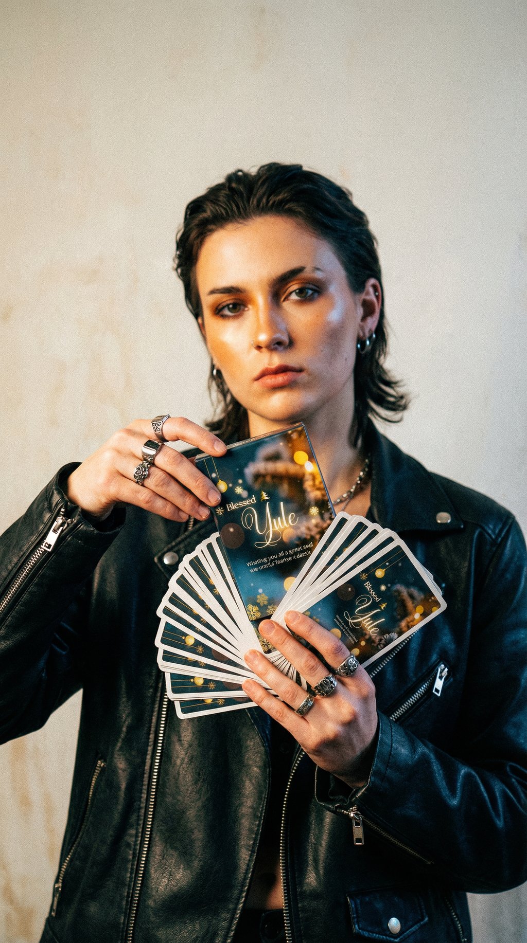 AI product shot of Ethereal Goddess Oracle Deck