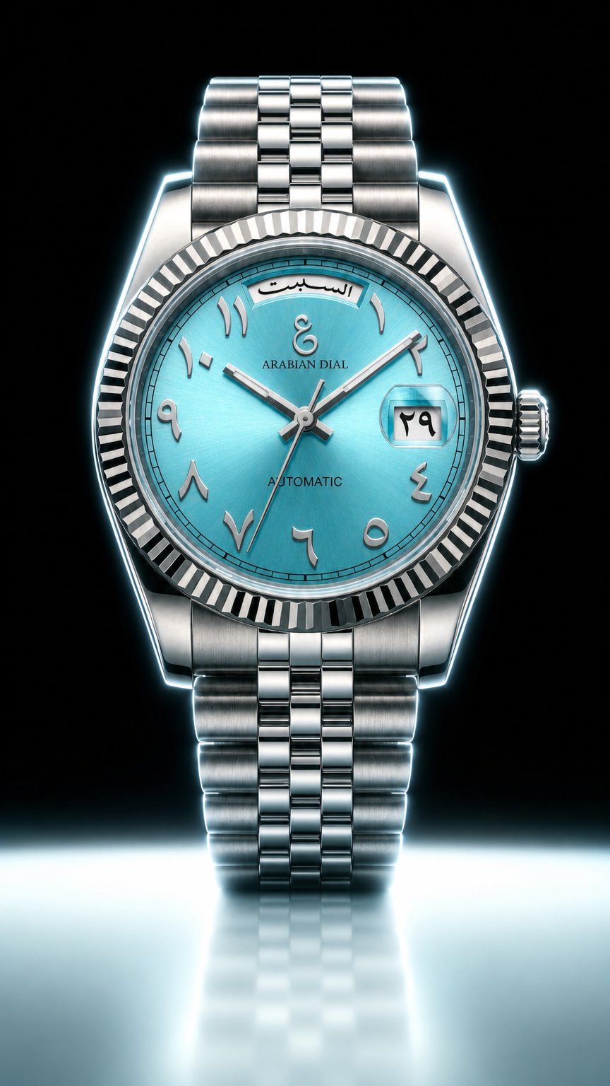 AI product shot of Yawm & Tareekh - Sky Blue