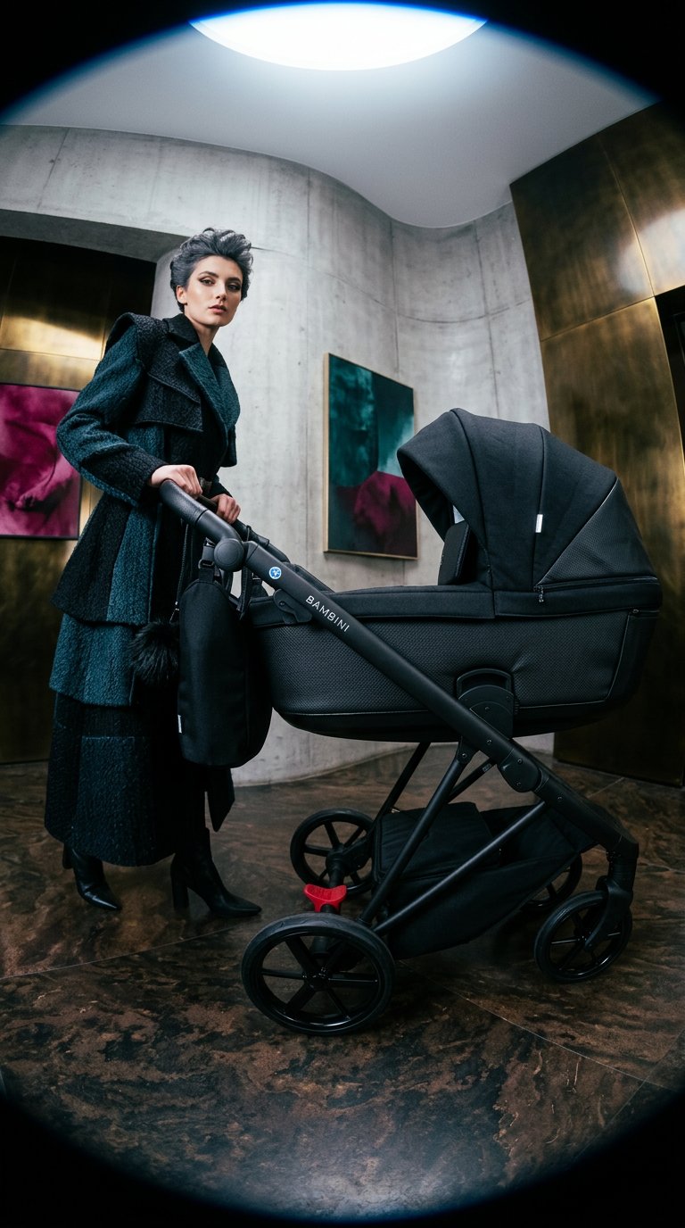 AI product shot of GENEVA² All-Terrain Pram
