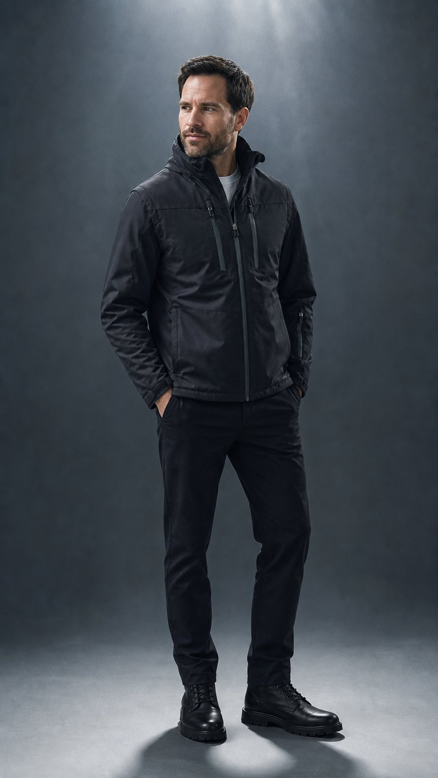 AI product shot of Evorev Jacket for Men