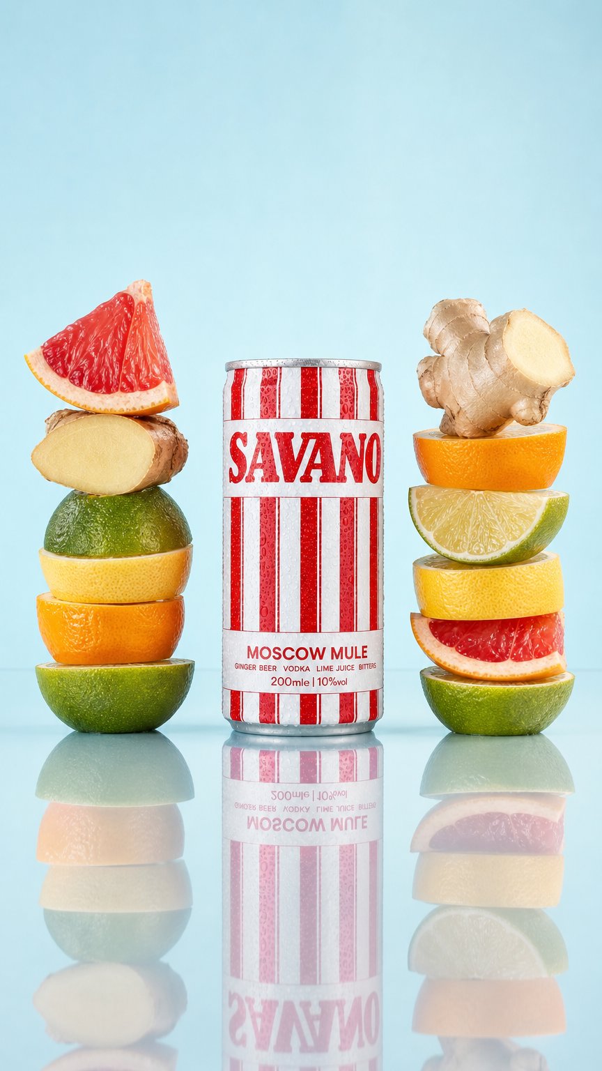 AI product shot of Moscow Mule