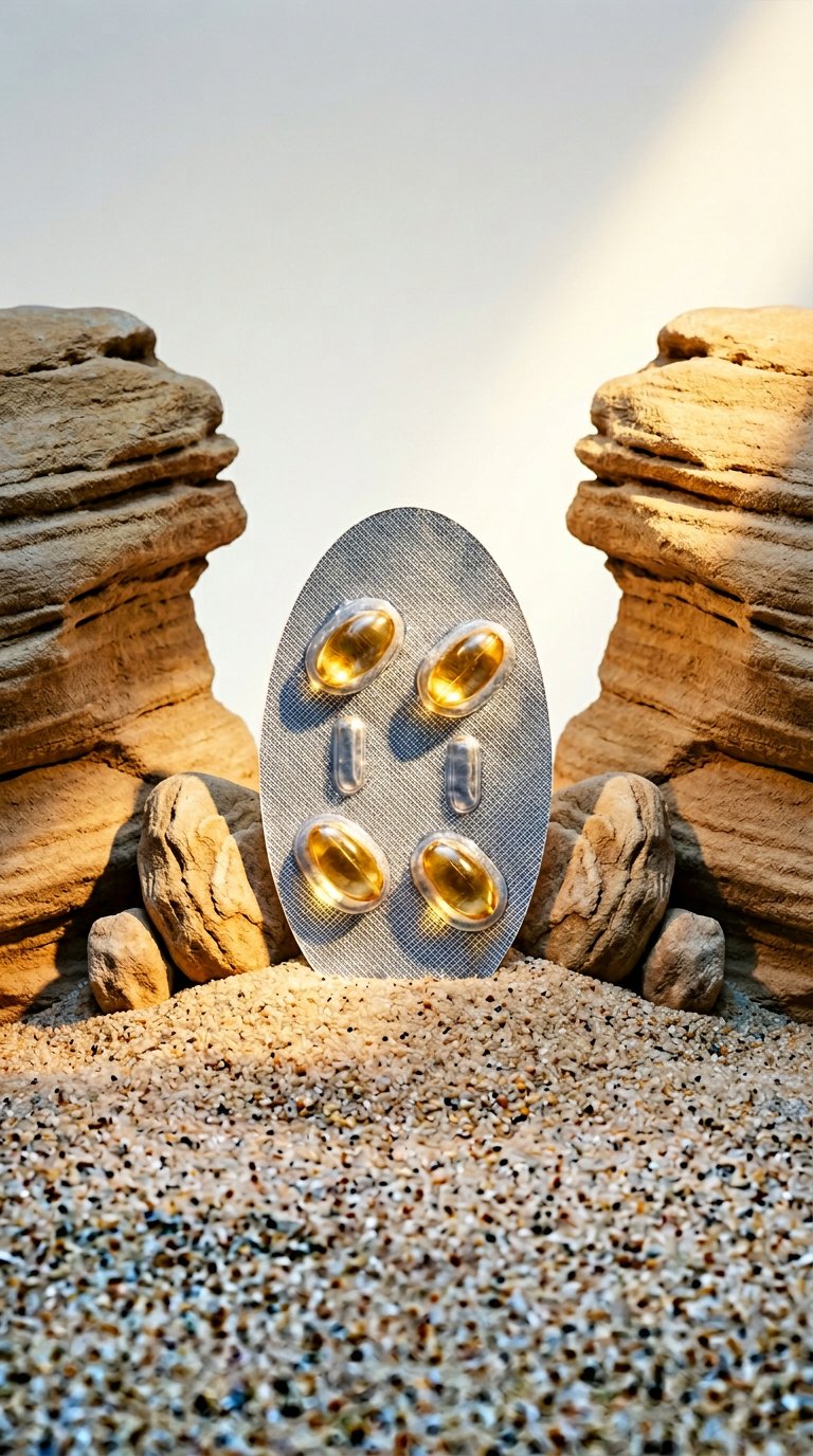 AI product shot of Calcigen D3 Vitamin D3 Cholecalciferol 60000 IU - Pack of 5 * 4 Capsules, Once A Week (4)