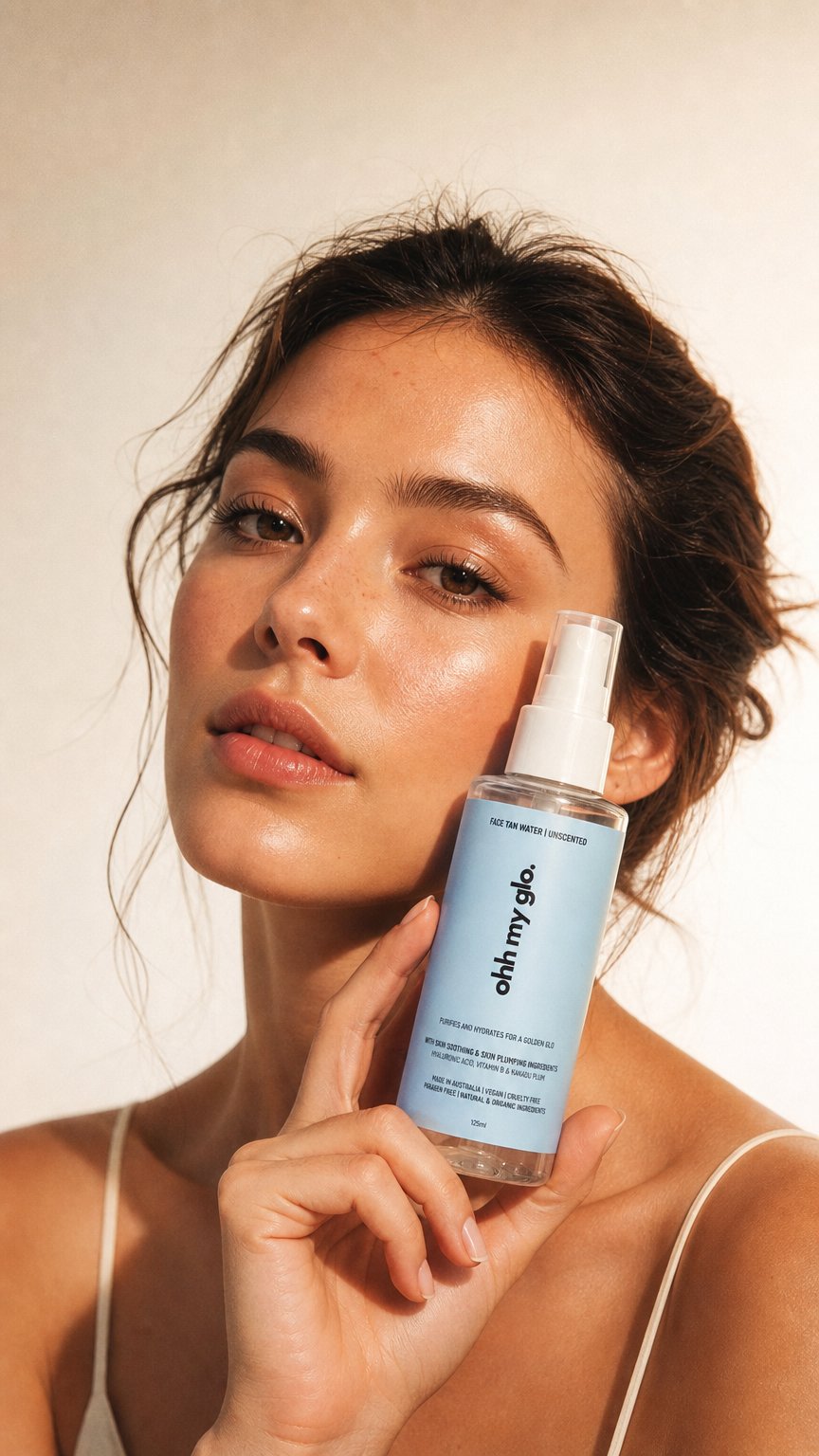 AI product shot of Face Tan Water Gift