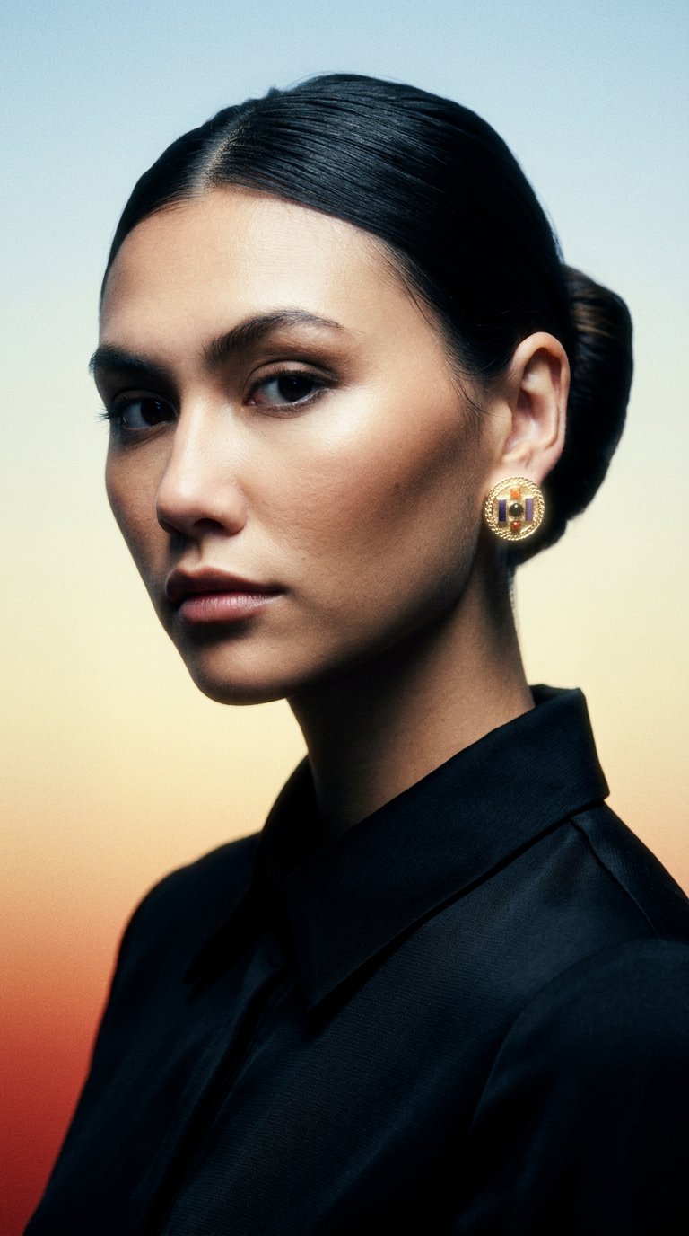 AI product shot of Earrings