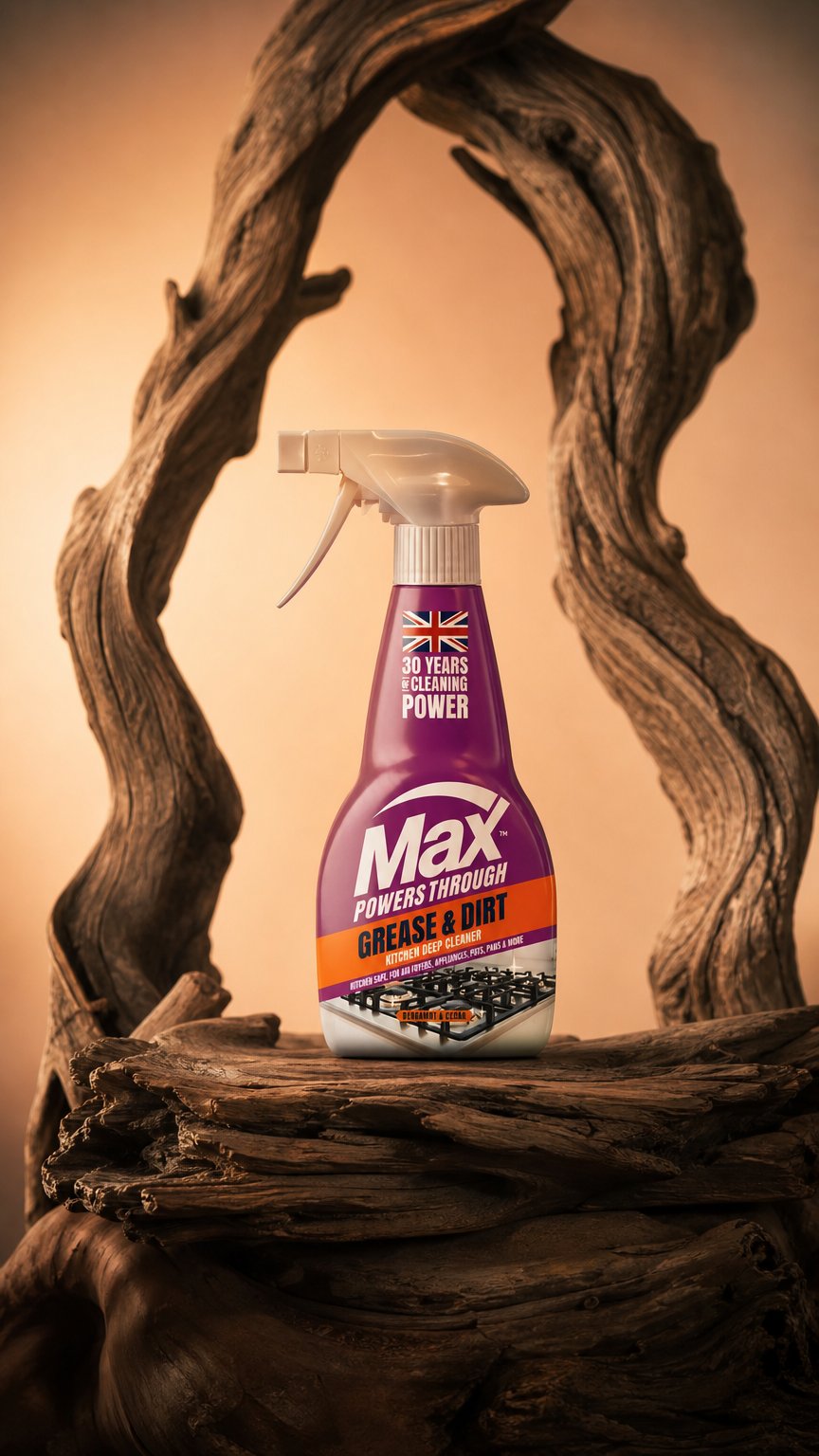 AI product shot of Grease & Dirt