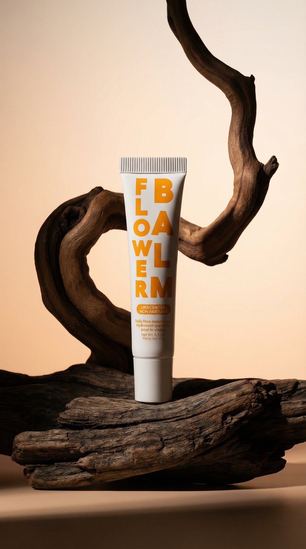 AI product shot of Flower Balm Tube