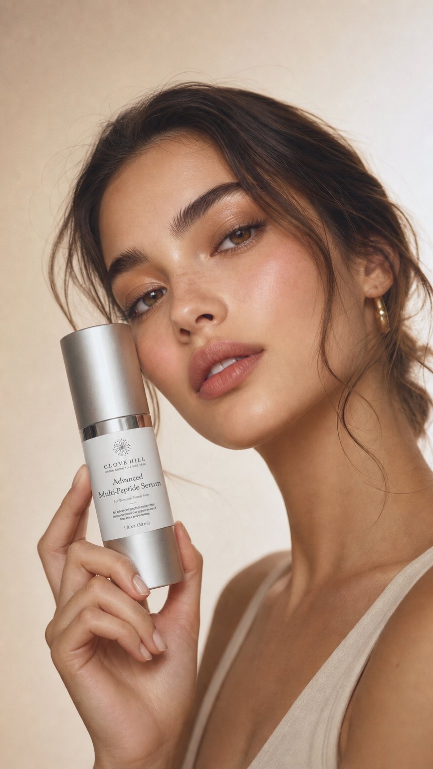 AI product shot of Clove Hill Advanced Multi-Peptide Serum