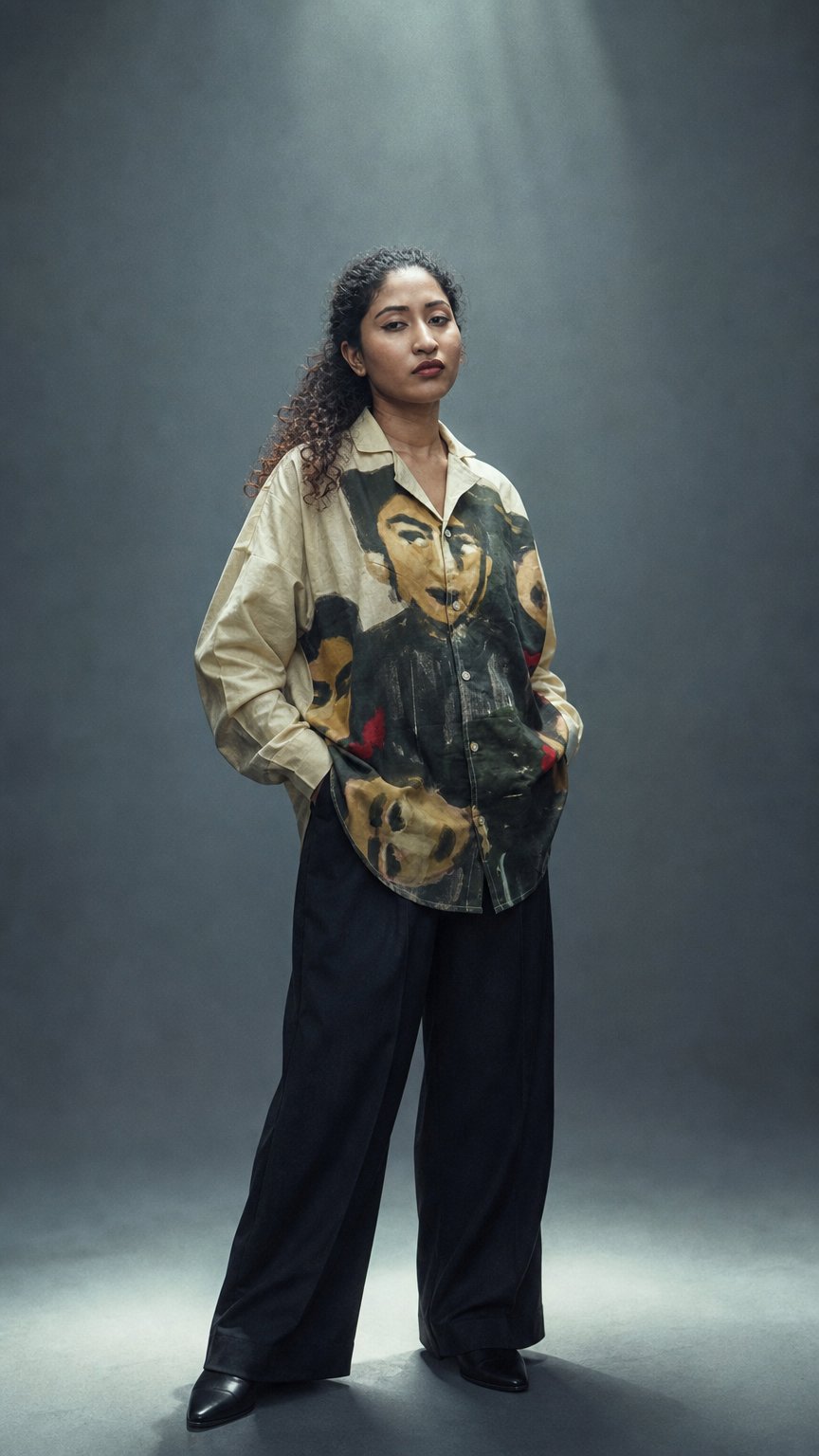 AI product shot of Rithu FS Unisex shirt
