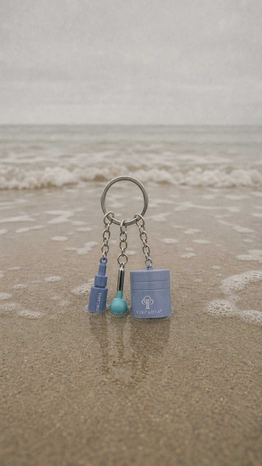 AI product shot of Mini Charm Keychains