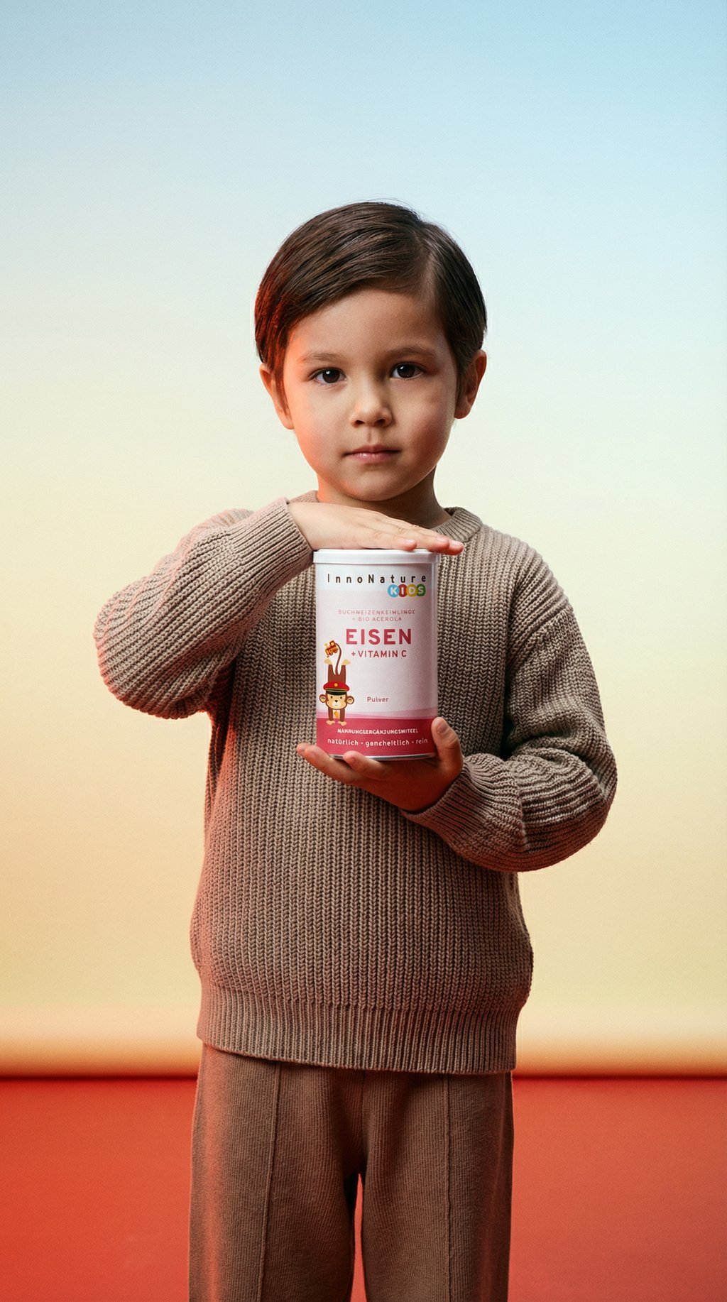 AI product shot of Eisen Kids Pulver